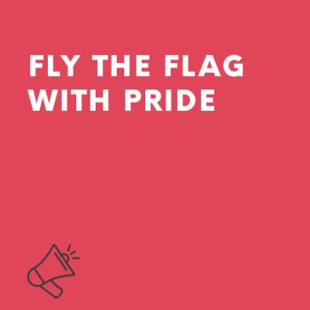 Motivational speech Fly the flag with pride