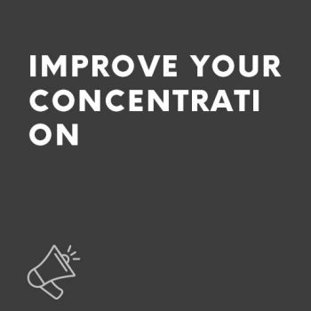 Motivational speech Improve your concentration
