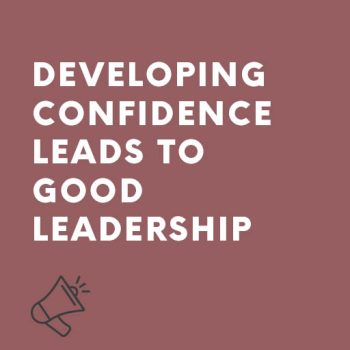 Motivational speech Developing confidence leads to good leadership